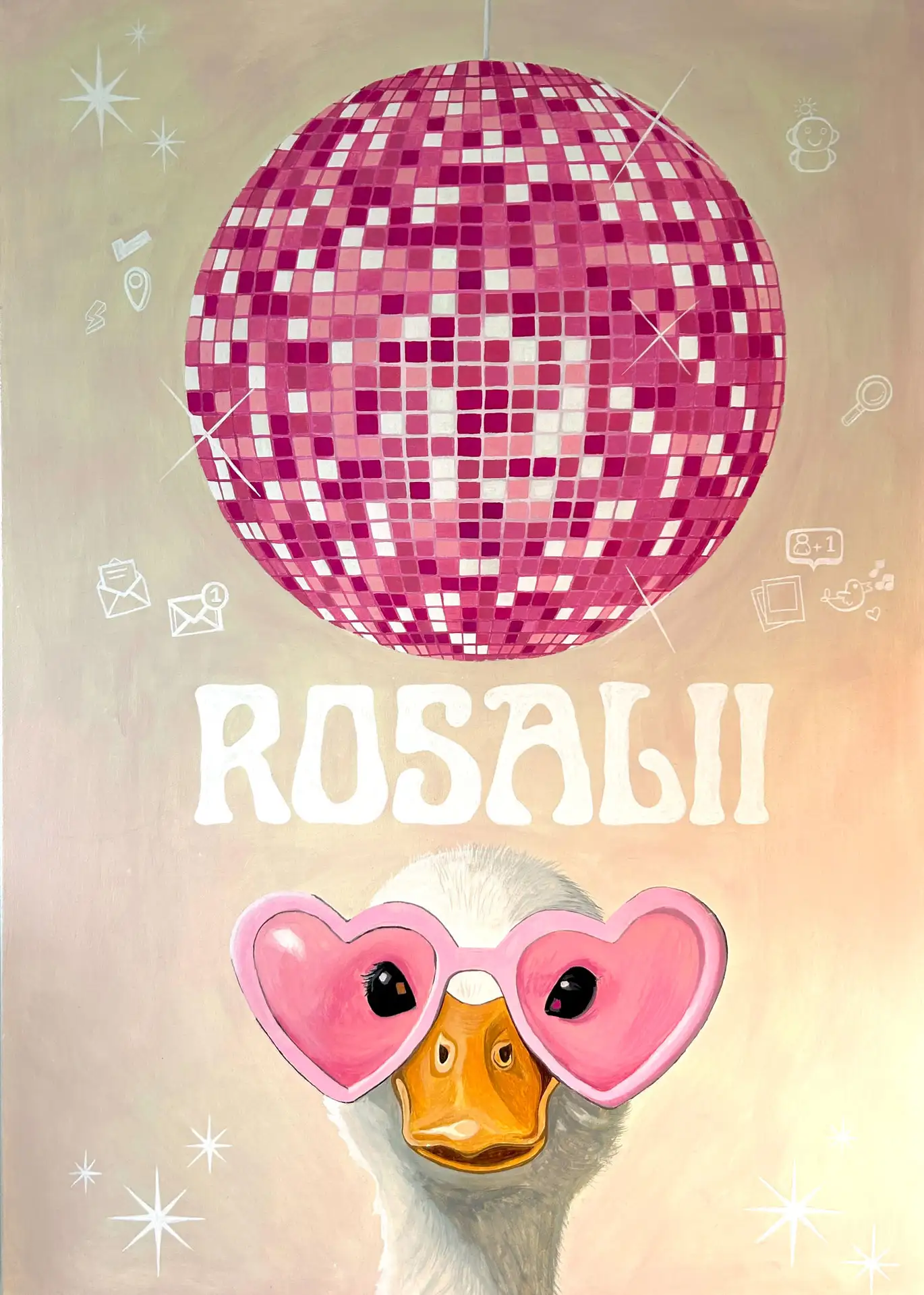 Nike Lindberg tavla till Rosalii Kommunikation