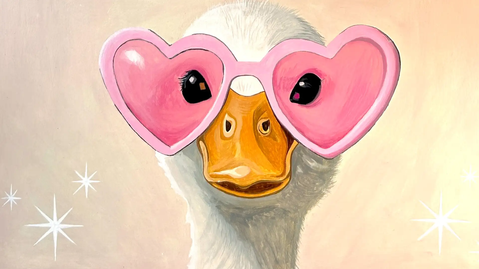 Nike Lindbergs gås på tavla till Rosalii Kommunikation